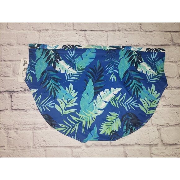 NEW Peyton & Parker Women's Size 3X Blue Tropical Full Coverage Swimsuit Bottom - Picture 3 of 5
